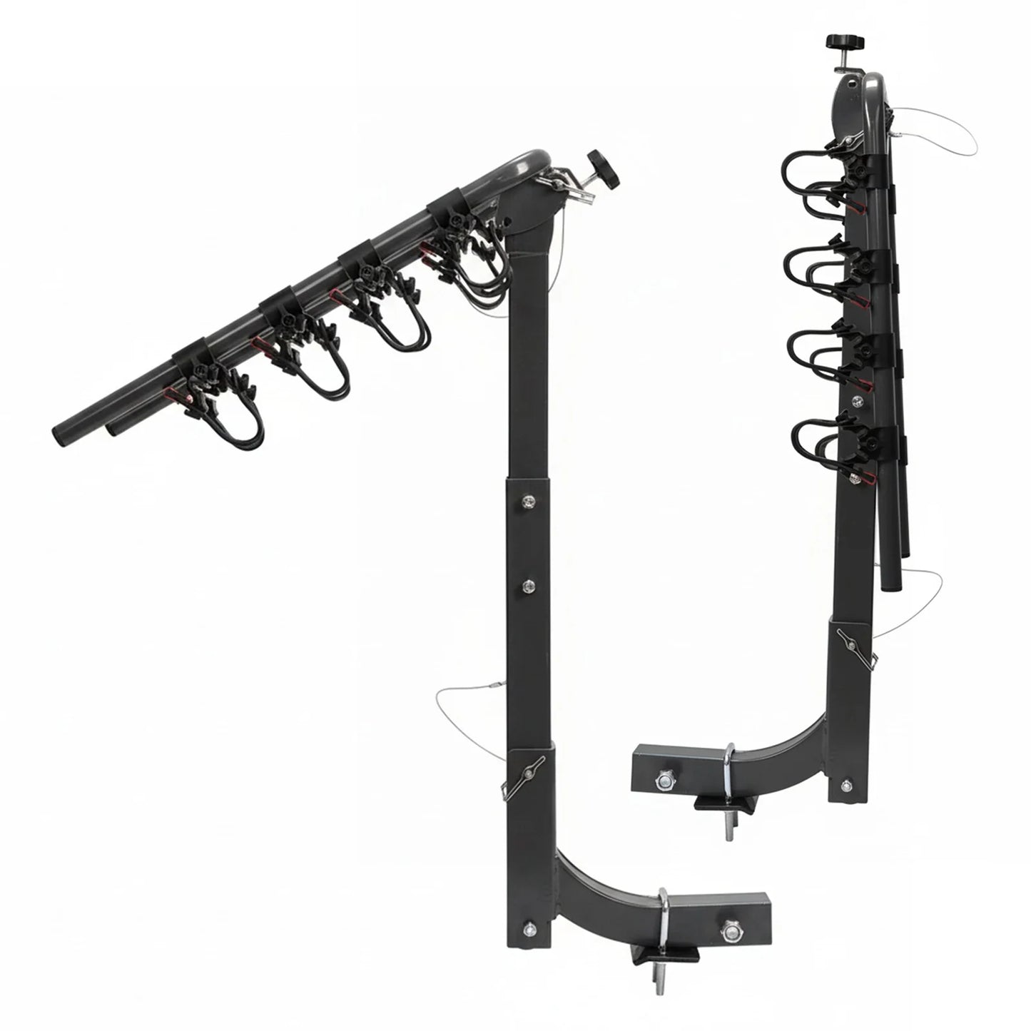 Hitch Mount Bike Rack Foldable Bicycle Carrier Rack for Cars Trucks SUVs Minivans
