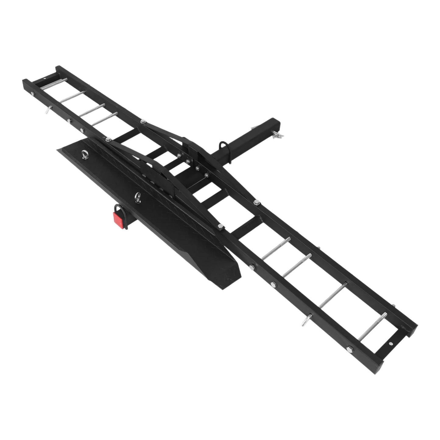 Hitch Mount Bike Carrier Anti Tilt Rear Trailer Steel Mount Rack Foldable Electric Bicycles Racks for SUVs Cars Trucks Vans