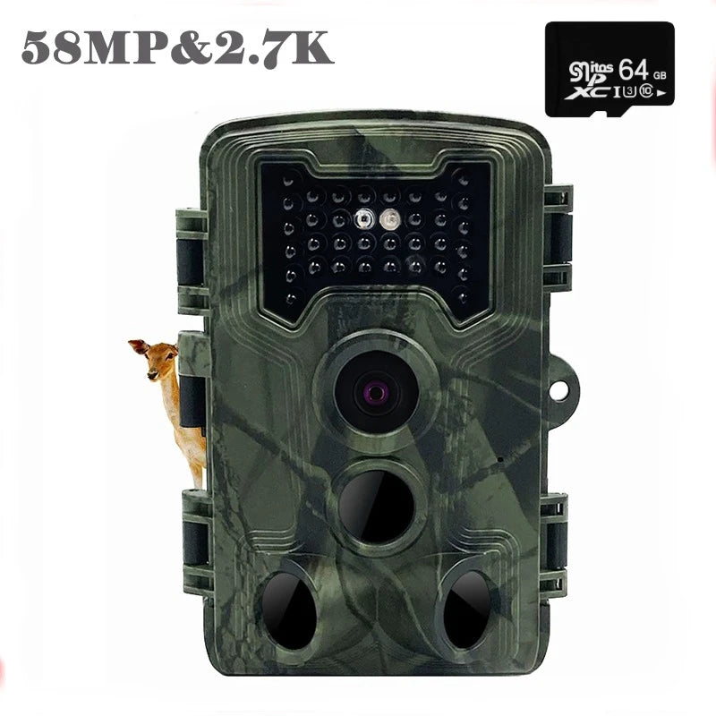 PR1000 Hunting Trail Camera 36MP Night Vision Wildlife Camera With Motion Activated Outdoor Trail Cam Trigger Wildlife Scouting