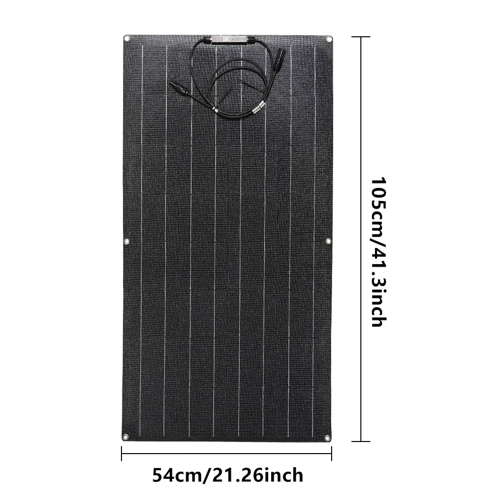 Solar panels 300W ETFE Flexible Mono Solar Panel 12V Battery Charger for Cars, Motorhomes and Rooftop Power,Boat Outdoor