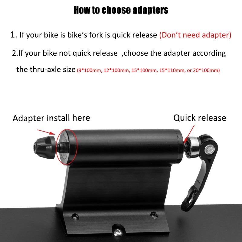 ROCKBROS Bike Bicycle Car Rack Carrier Quick-release Alloy Fork Bicycle Block Mount Rack For MTB Road Bike Bicycle Accessories