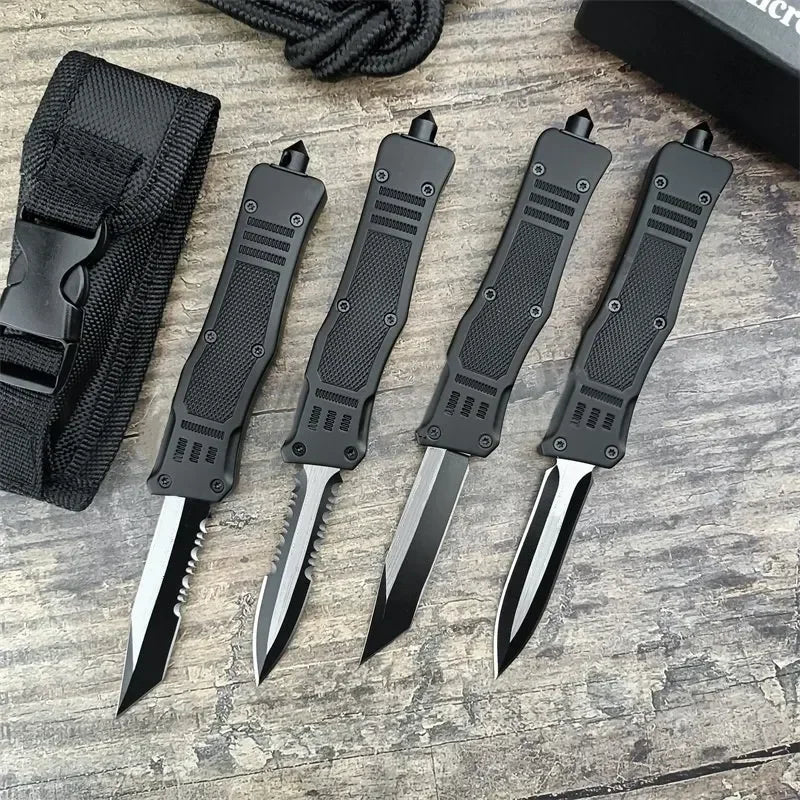 Trood 616 Portable Multifunctional Hunting Folding Knife 440C Blade Zinc Alloy Handle Outdoor Camping Survival Knife Tools