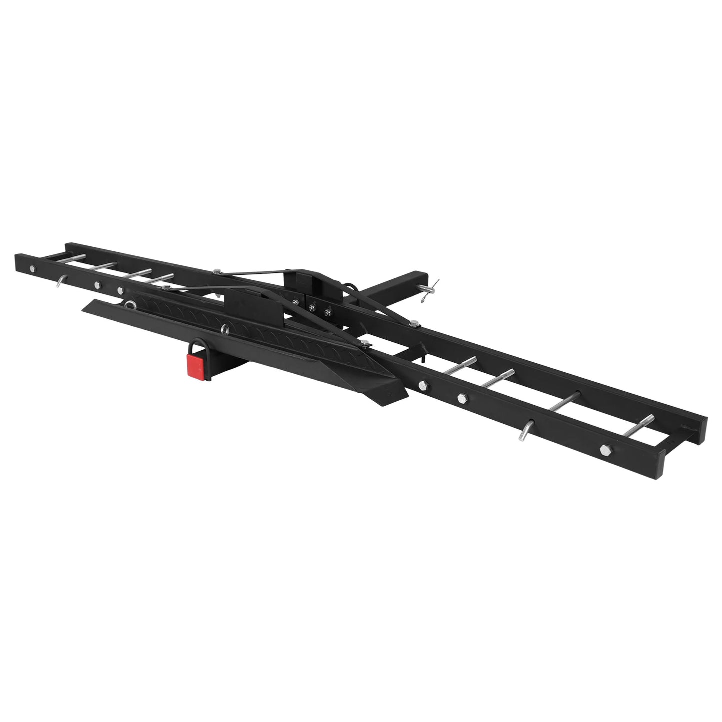 Hitch Mount Bike Carrier Anti Tilt Rear Trailer Steel Mount Rack Foldable Electric Bicycles Racks for SUVs Cars Trucks Vans