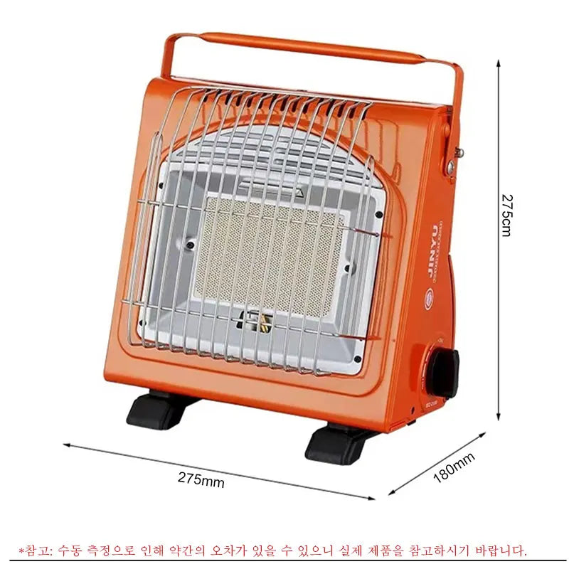 Outdoor Heater Portable Dual-Use Heating Stove 1700W Tent Heater Bbq Stove Cooking System Tent Fishing Camping Tool