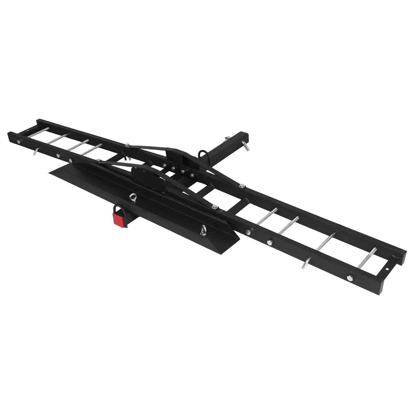 Hitch Mount Bike Carrier Anti Tilt Rear Trailer Steel Mount Rack Foldable Electric Bicycles Racks for SUVs Cars Trucks Vans