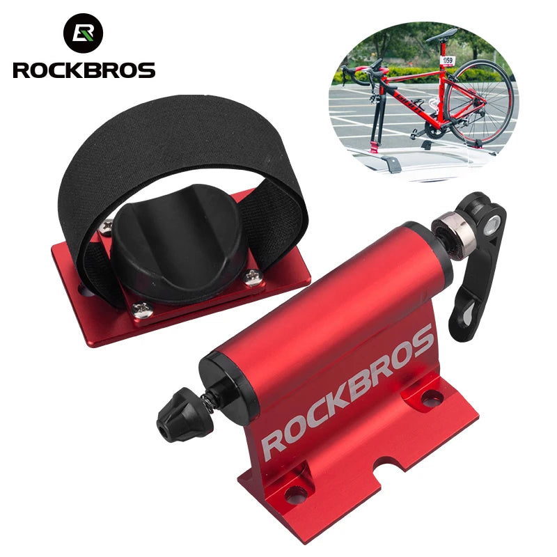 ROCKBROS Bike Bicycle Car Rack Carrier Quick-release Alloy Fork Bicycle Block Mount Rack For MTB Road Bike Bicycle Accessories
