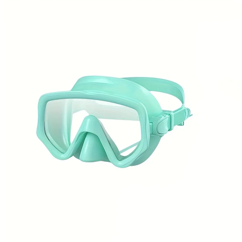 Dry Snorkel Set Diving Mask For Adults Tempered Glass Professional Panoramic Snorkeling Gear Swimming Training Snorkel Kit