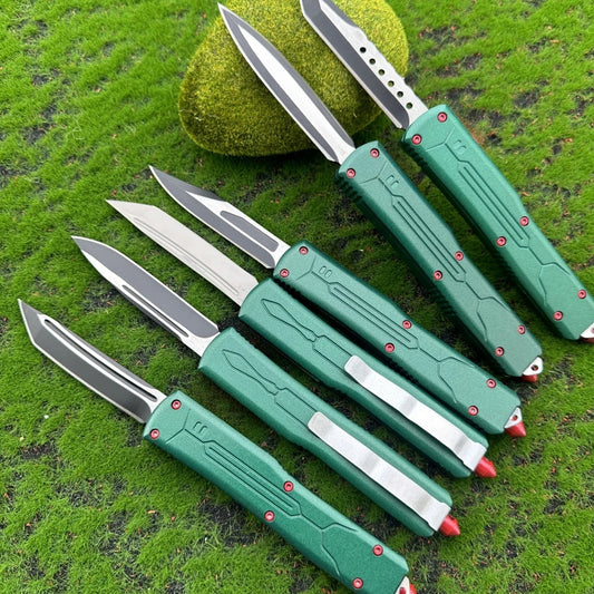 Multiple Style Tactical Folding Knife Zinc Alloy Handle 440C Blade Outdoor Camping Hunting Manual-opening Knives Easy Carrying