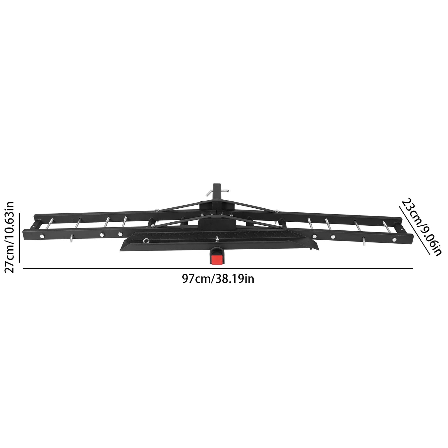 Hitch Mount Bike Carrier Anti Tilt Rear Trailer Steel Mount Rack Foldable Electric Bicycles Racks for SUVs Cars Trucks Vans