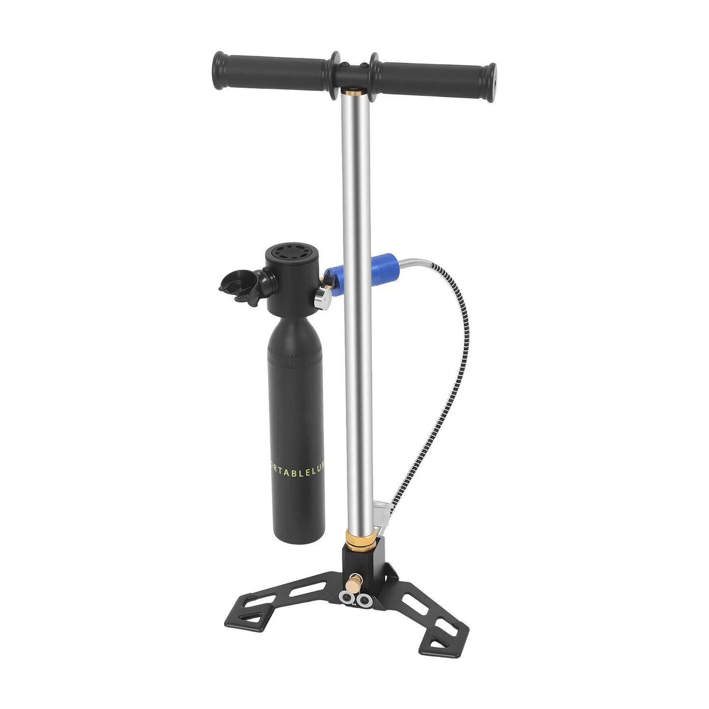 0.5L Mini Scuba Diving Tank Oxygen Tank 3.0Cu Ft with Glow Pressure Gauge Portable 3.97lbs Set for Snorkeling & Underwater