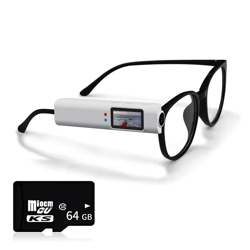 OnePlus Mini 4K FPV Eyeglasses Video Shooting Micro-camera HD WiFi Intelligent Headset Glasses Video&Sound Recording WiFi APP